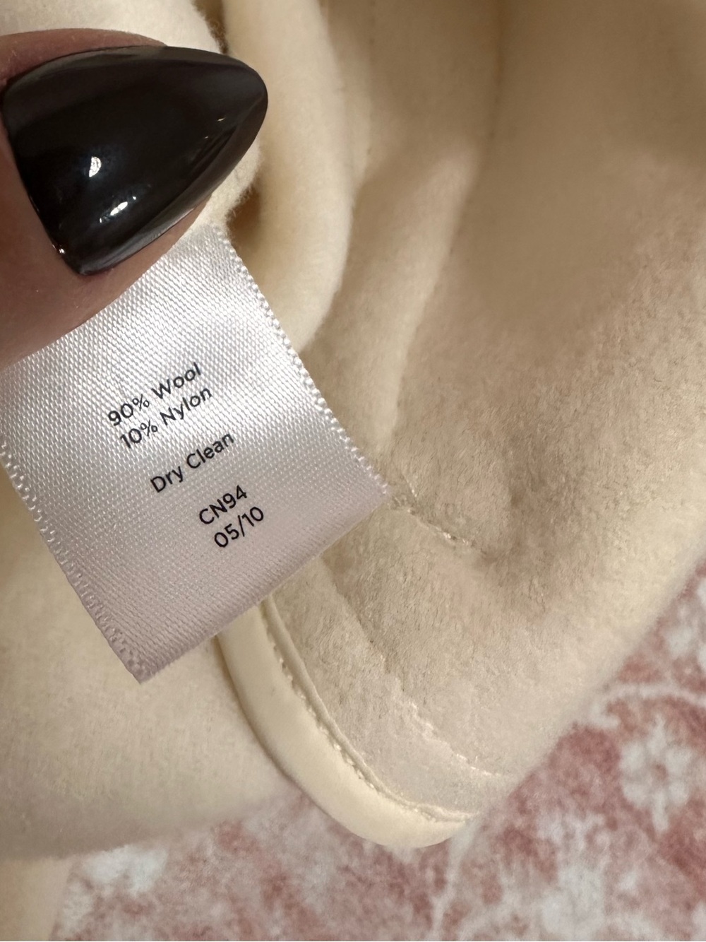 Pure Wool 🐑 Talbots Cropped Trench Jacket - Picture 12 of 12